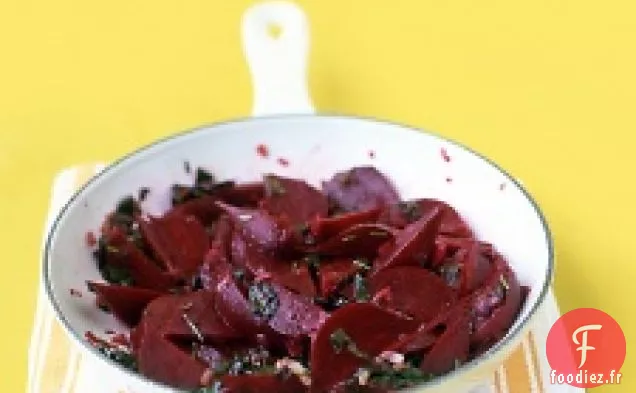 Betteraves Sautées Et Légumes Verts