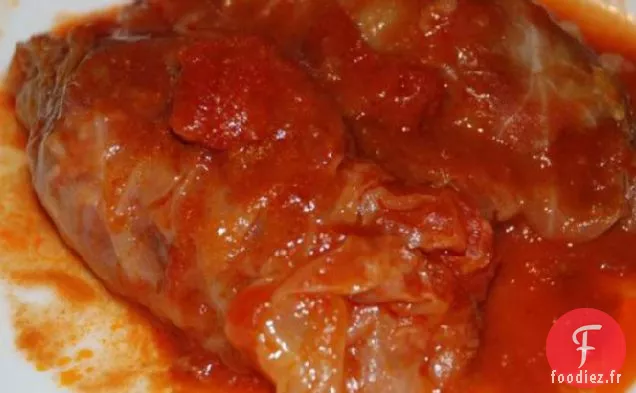 Rouleaux De Chou Farcis À la Sauce Aigre-Douce
