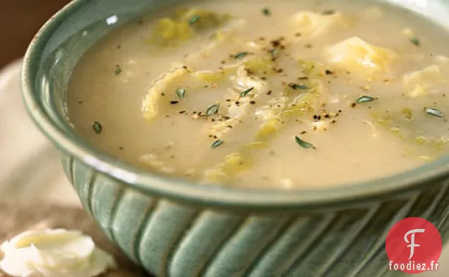 Soupe Irlandaise au Colcannon et aux Feuilles de Thym