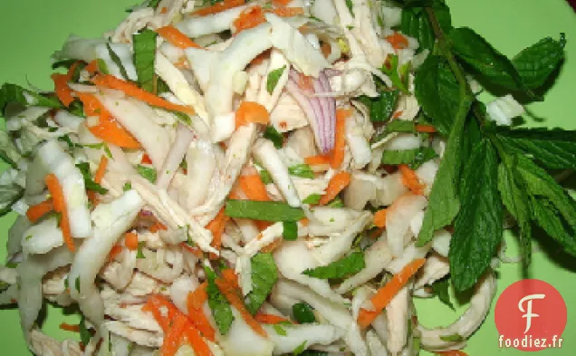Salade de Poulet Vietnamien et Menthe