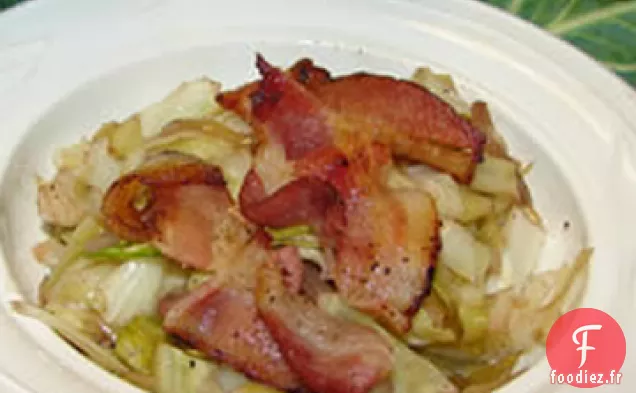 Salade de Chou Fanée au Bacon