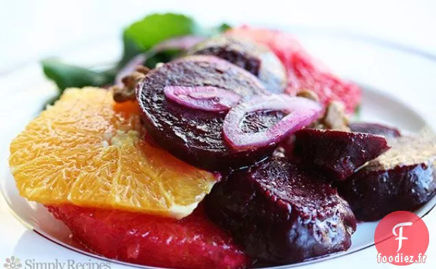 Salade D'Oranges Et De Betteraves