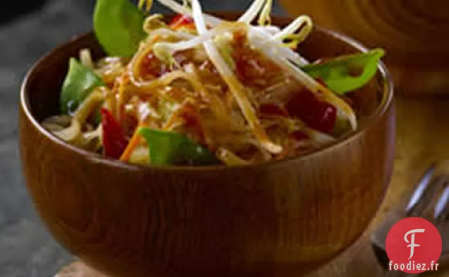 Pad Thaï aux Légumes avec Pois Mange-tout