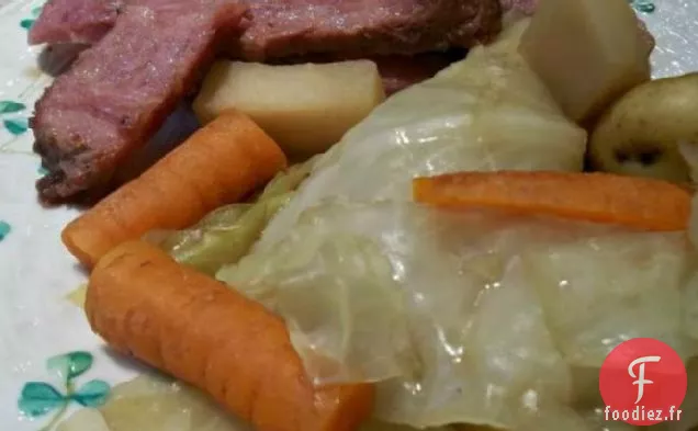 Le fameux Corned-Beef et Chou Glacé à la Moutarde de Sheila