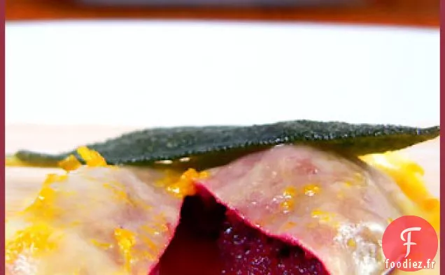 Raviolis De Betteraves Et Sauce À L'Orange