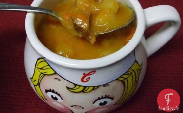 Soupe Aux Choux De Pommes De Terre Au Jambon