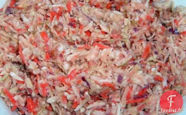 Salade De Chou Aux Pacanes et Vinaigrette Épicée au Chili