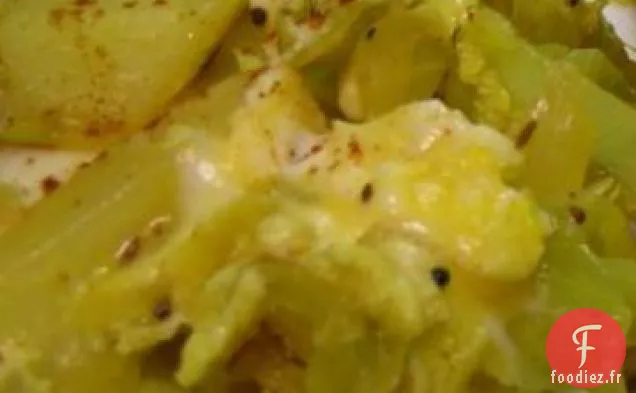 Friture de Chou et de Pommes de Terre