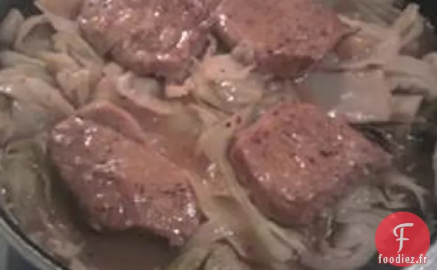 Poêle Simple au Porc et au Chou