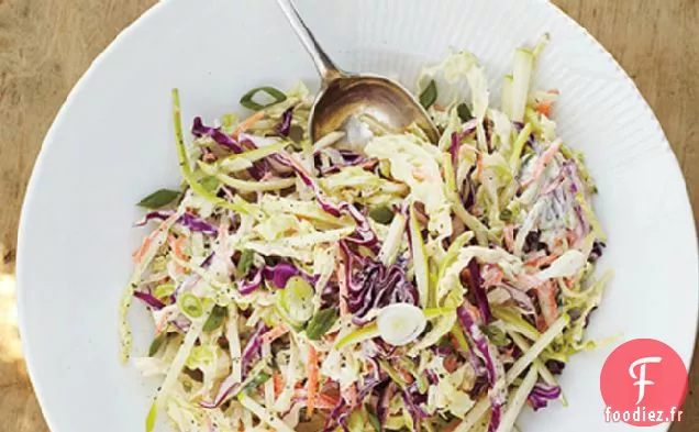 Salade de chou avec Vinaigrette aux Pommes et au Yogourt