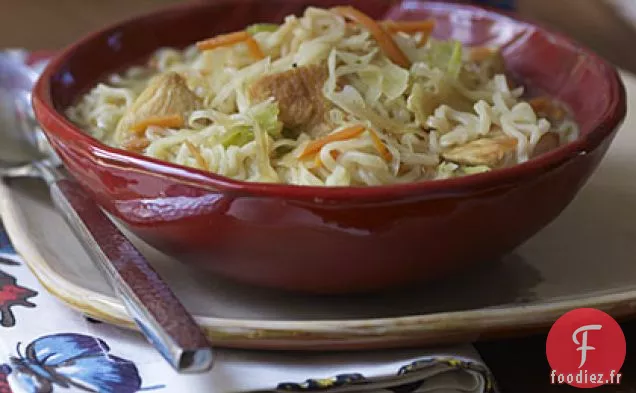 Soupe de Nouilles Au Poulet La Plus Rapide