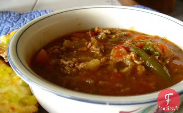 Soupe de Boeuf Végétarien Réchauffant L'Âme
