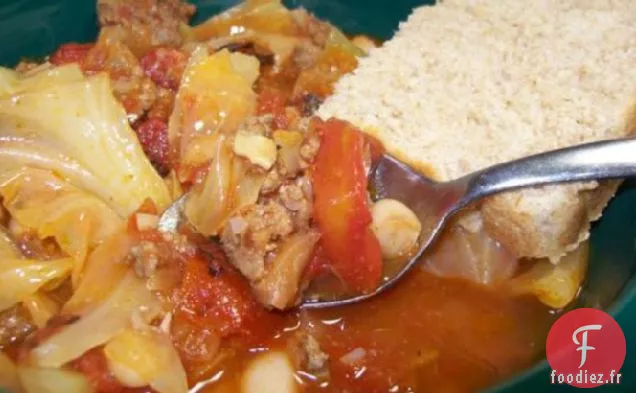Soupe au Chou (Avec du Bœuf et des haricots)