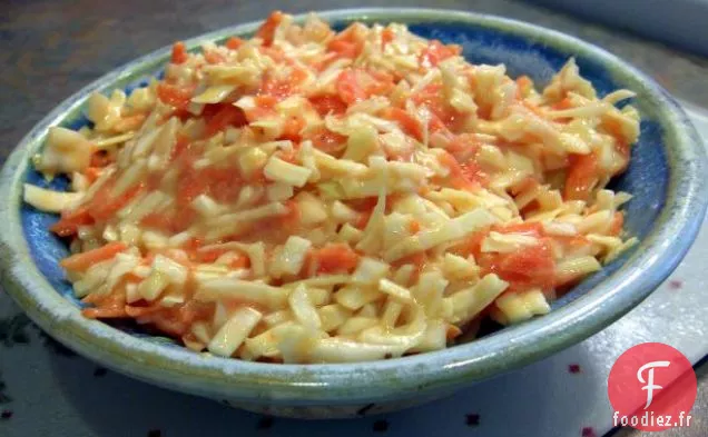 Salade de Chou Avec Vinaigrette aux Pommes et au Miel..