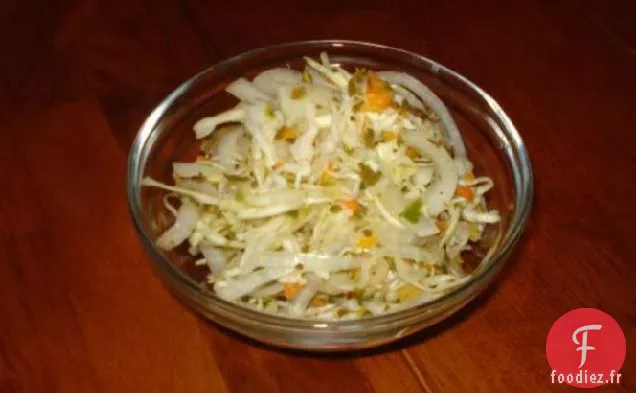 Curtido (Salade de chou Marinée Salvadorienne)