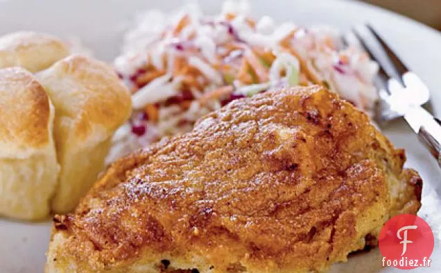 Poulet Frit au Babeurre avec Salade de chou