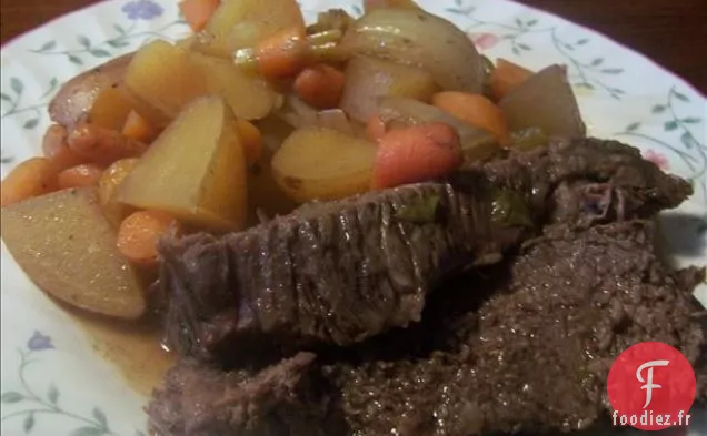 Soupe au Chou Avec du Riz et de l'Aneth pour la Mijoteuse