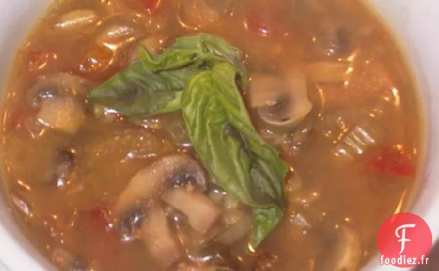 Soupe de Deux Champignons et d'Orge