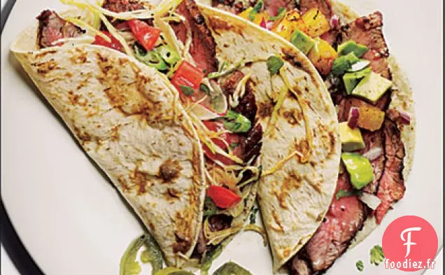Tacos au Steak de Flanc