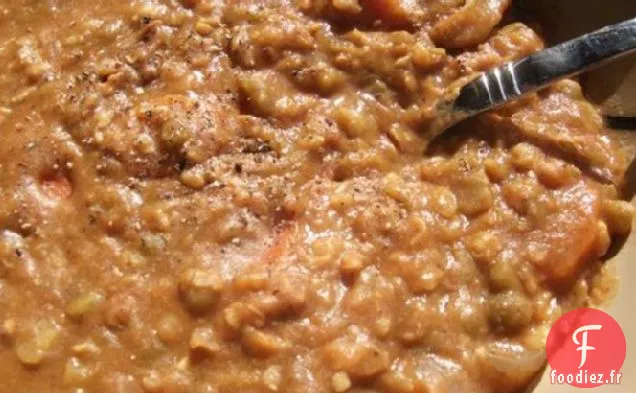 Soupe Végétarienne aux Pois Cassés à la Mijoteuse Twist Thaïlandaise