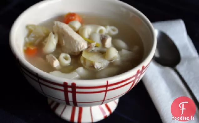 Soupe de Nouilles Au Poulet Rôti