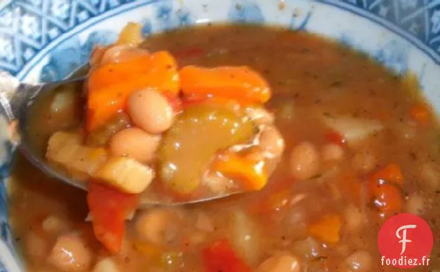 Soupe Portugaise Aux Haricots Rouges