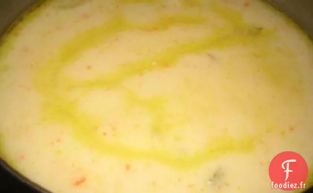 Soupe De Poulet (Grecque, Avec Sauce Avgolemono - Oeuf /Citron)