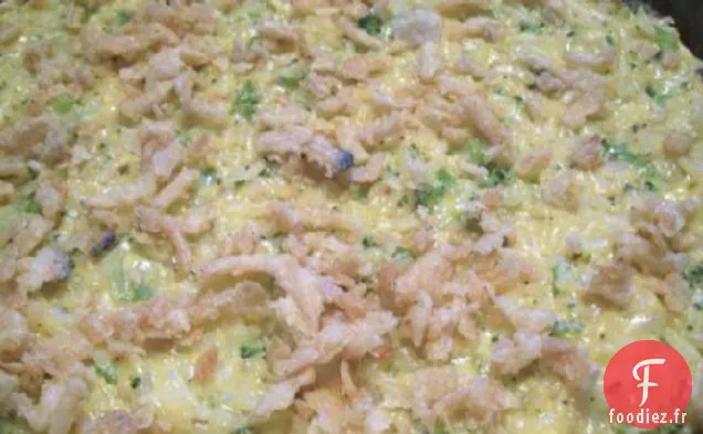 Casserole de Riz au Brocoli et au Fromage