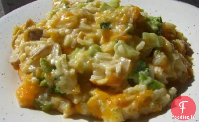 Casserole de Riz au Brocoli au Fromage de Maman