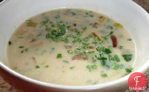 Soupe de Pommes De Terre Aux Épinards