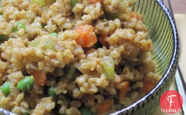 Riz Frit aux Légumes (Végétalien)