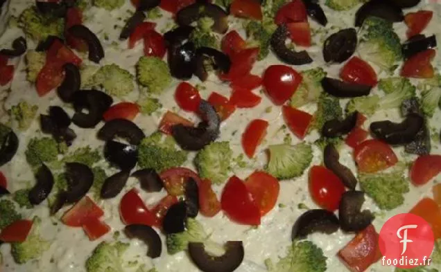 Apéritif Pizza Aux Légumes Frais