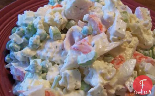 Salade de Chou-fleur et Fruits de Mer de Dee's