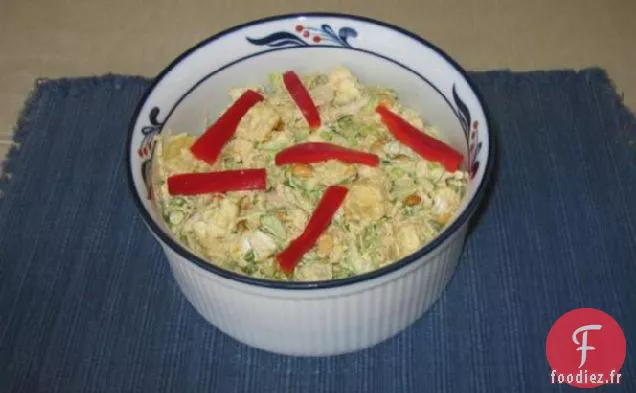 Salade de Poulet et Curry de Fruits