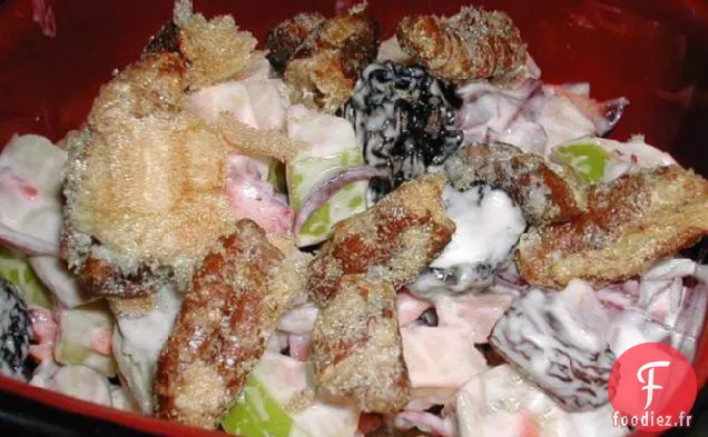 Salade Waldorf lancée et allégée pour deux!