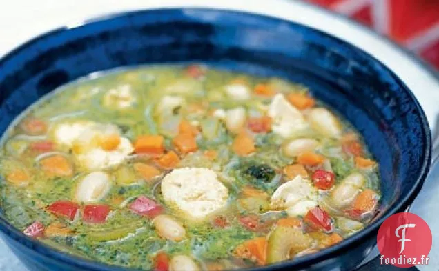 Chili de Poulet au Pesto