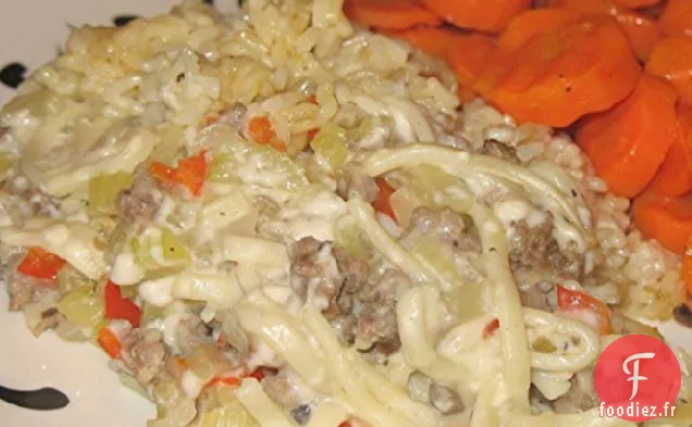 Casserole de Saucisses et de Riz