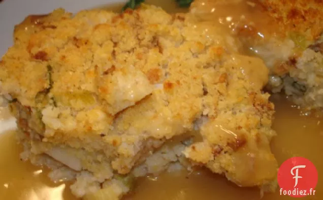 Vinaigrette au Pain de Maïs de Thanksgiving pour Bébé