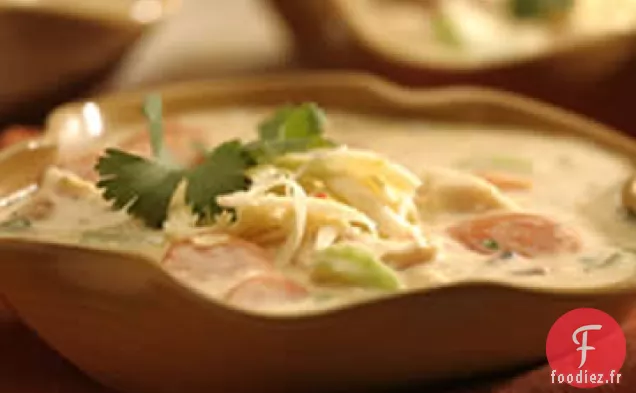 Soupe Fumée de Poulet du Sud-Ouest et Riz Sauvage