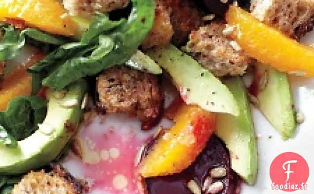 Salade D'Avocat, De Betterave Et D'Orange