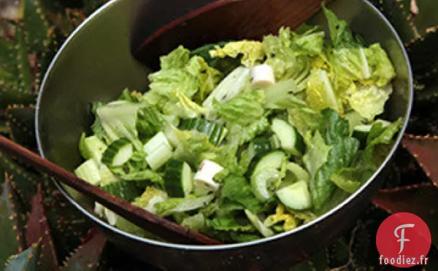 Salade de Céleri Croquant et Cœur de Romaine