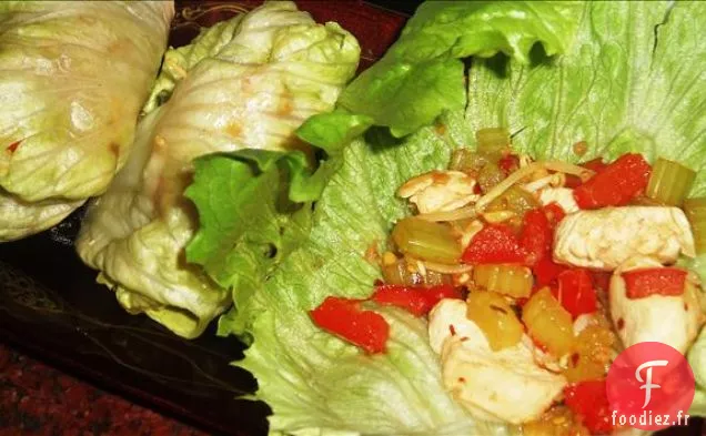 Poulet du Sichuan (Ou Tofu) en Paquets de Laitue (Cuisson en Solo)