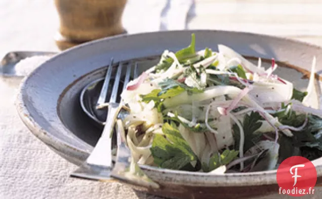Salade de Fenouil, Oignon Rouge et Persil