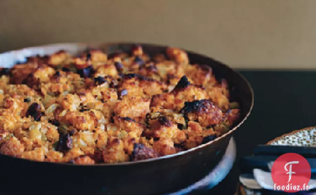 Farce au Pain de Maïs et au Chorizo