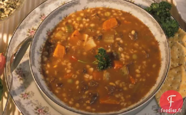 Soupe de Bœuf, d'Orge et de Légumes