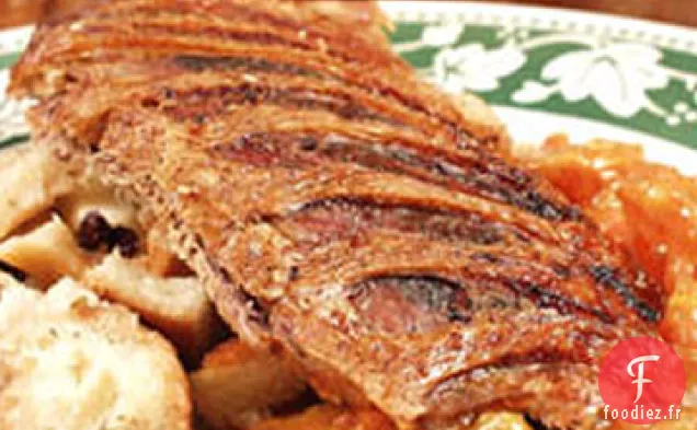 Oie Rôtie avec Farce