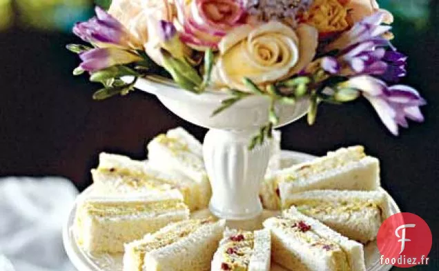 Sandwichs au Thé à la Salade de Poulet Au Curry