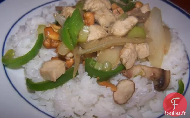 Poulet Thaï et Noix de Cajou