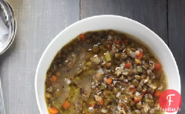 Soupe aux Lentilles et au Boulgour