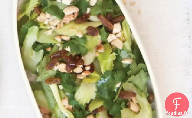 Salade de Coriandre, Céleri et Amandes